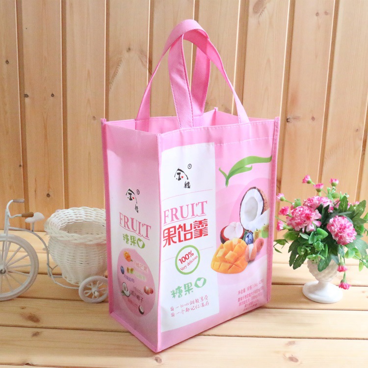 广州覆膜无纺布袋子做定订手提袋广告环保袋手提袋 布袋文艺