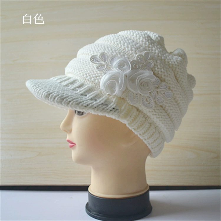 Demi-season cap, keep warm woolen knitted hat, Amazon