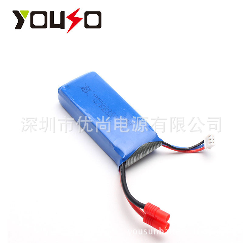 7.4V 2000mAh�㽶ͷ������������ģ﮵�س���ֱ��