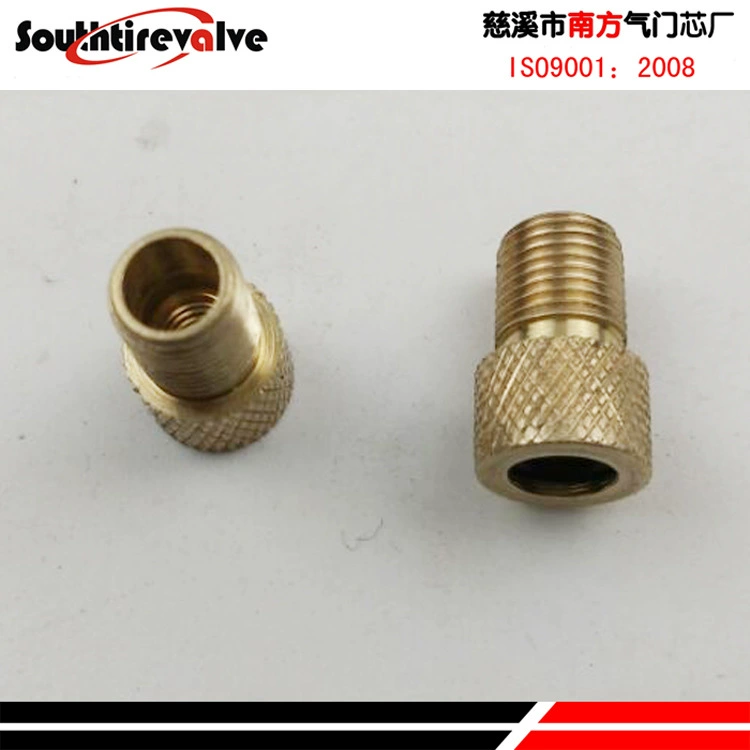 Адаптер клапана велосипеда французский к американскому рту горный велосипед адаптер воздушной форсунки головка сетка медь