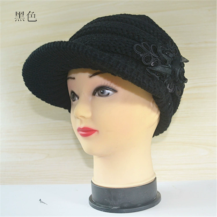 Demi-season cap, keep warm woolen knitted hat, Amazon