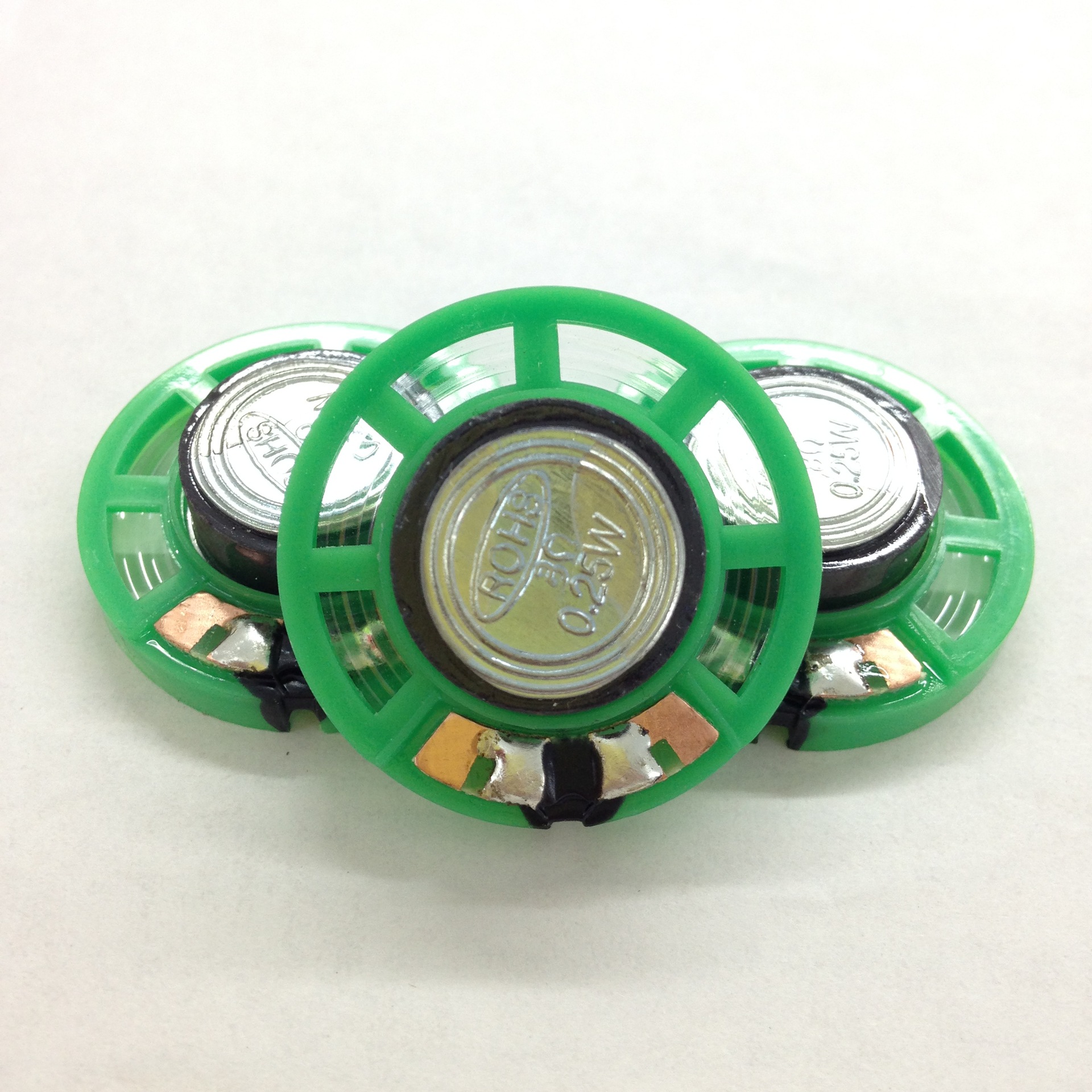 爆款 丰顺喇叭厂批发环保29mm玩具喇叭8欧0.25瓦外磁塑胶小喇叭