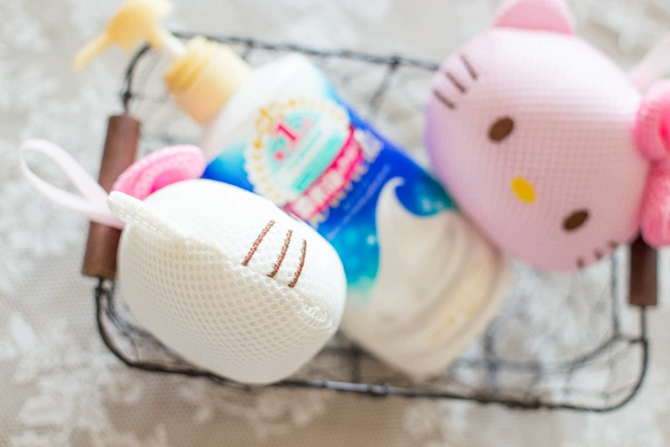 Cute three dimensional cartoon bath ball for bathing, bath sponge, new collection