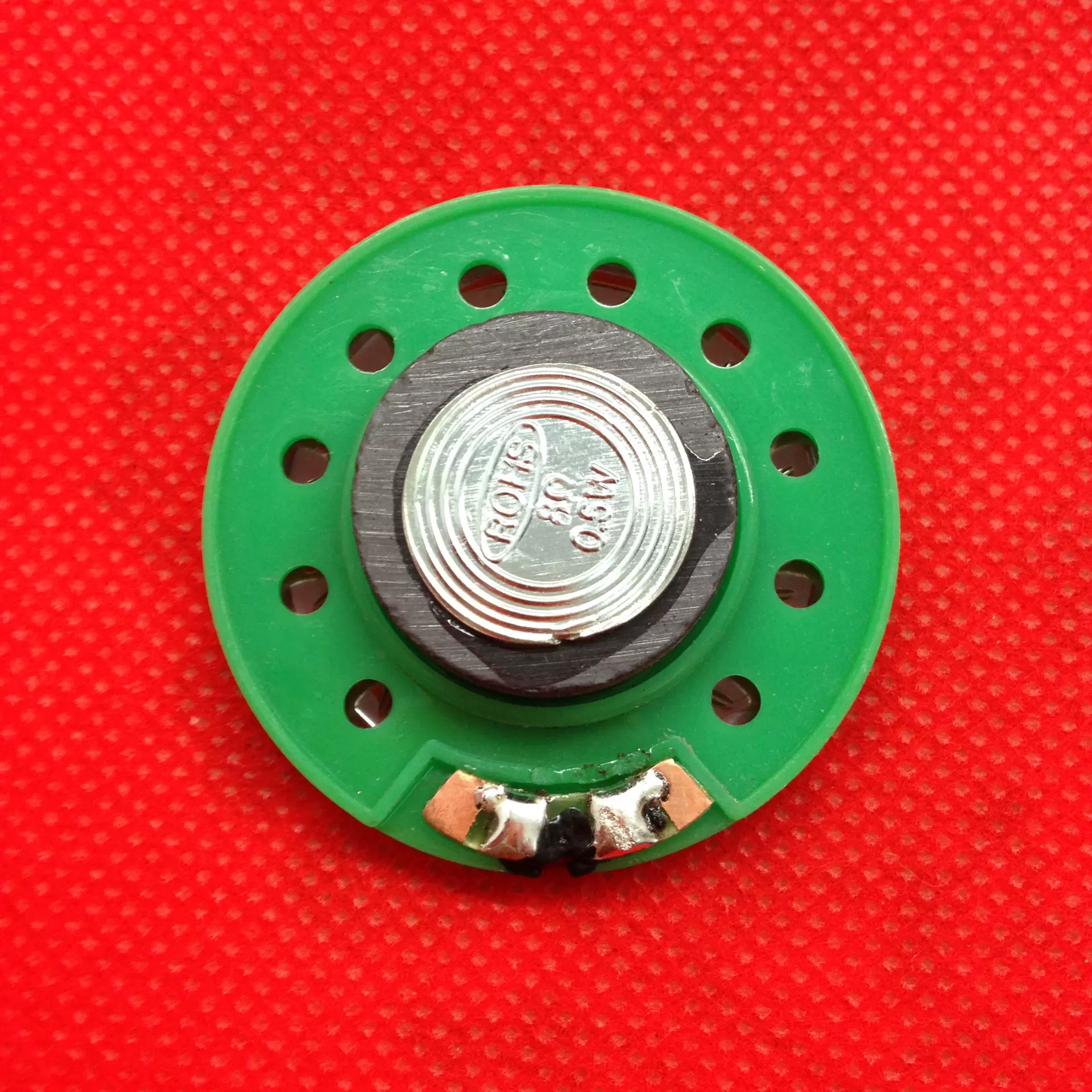 【正】宏开电子厂供外磁环保40mm塑胶喇叭纸膜8欧0.5瓦玩具喇叭