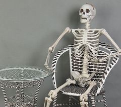 Scary Skeleton Bones Haunted House Secret Room Venue Layout Plastic Props Factory Direct Sales Halloween Skeleton Skeleton