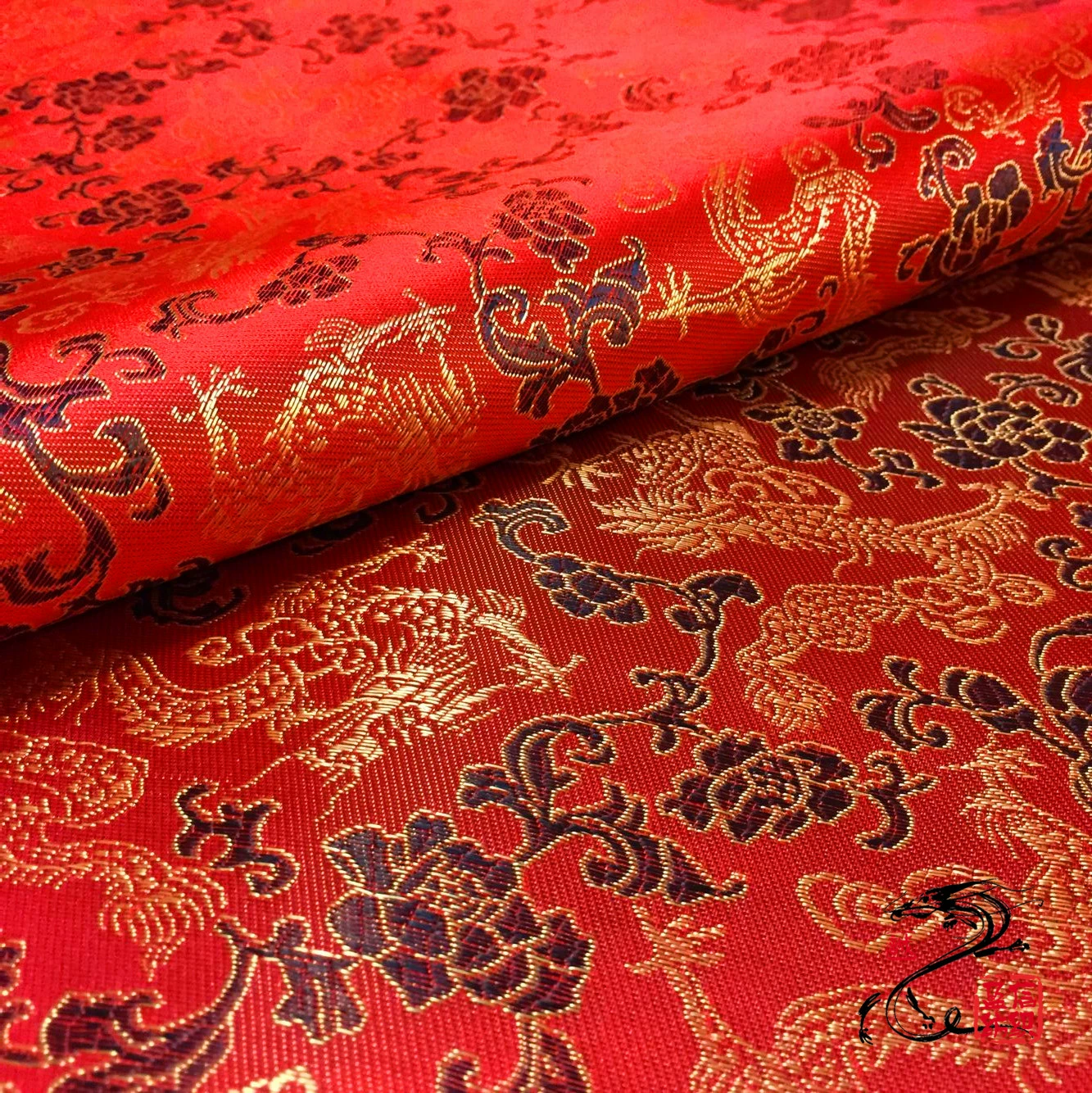 Nylon materials set, pack, Chinese cloth bag, brocade
