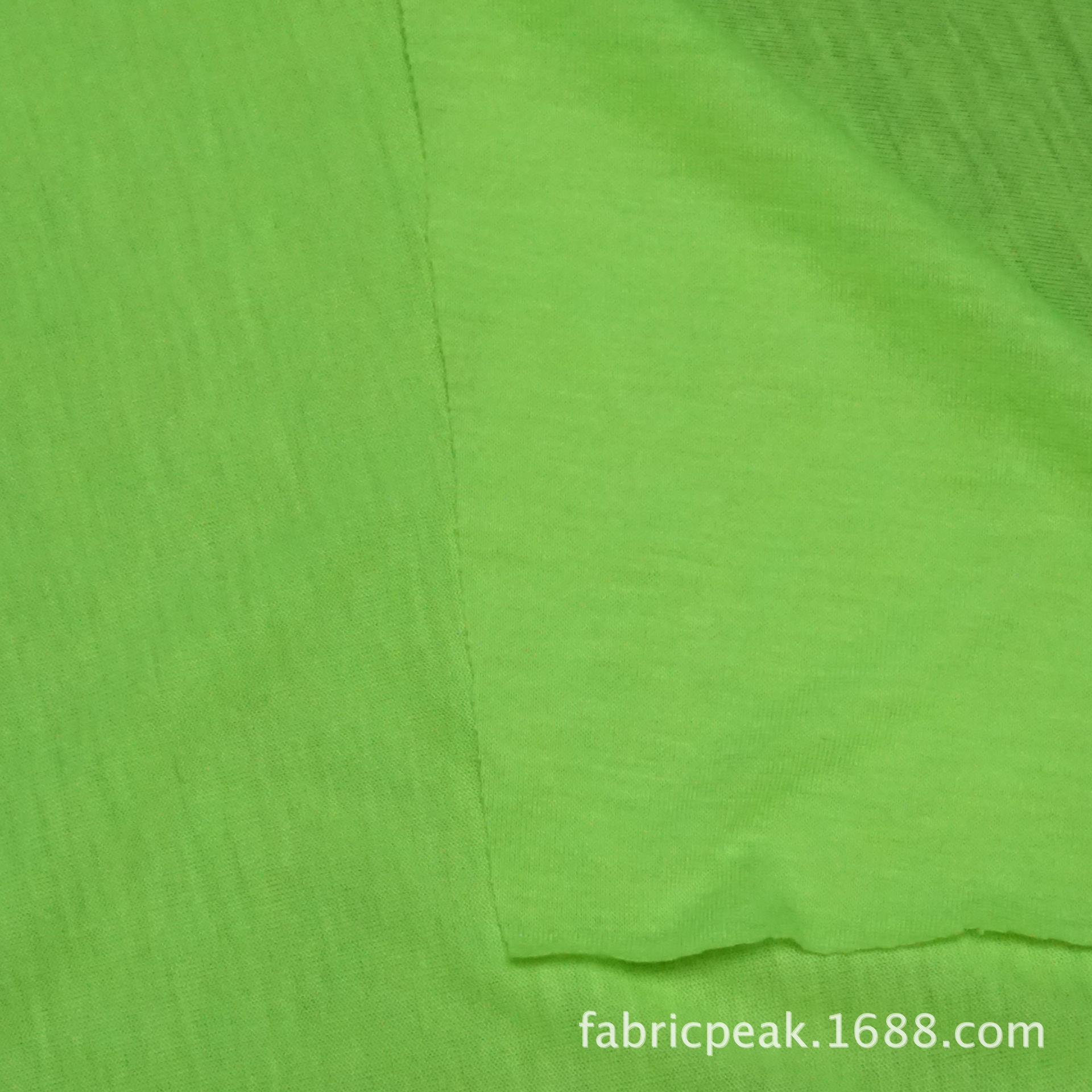 荧光色针织涤纶短纤汗布面料 可数码热转移印花 夏季t恤布料