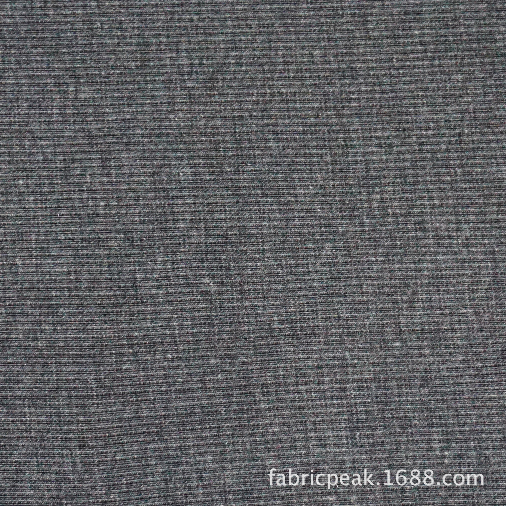 T/C氨纶罗纹2*2 麻灰 圆定 涤棉针织服装面料 袖口领边布料