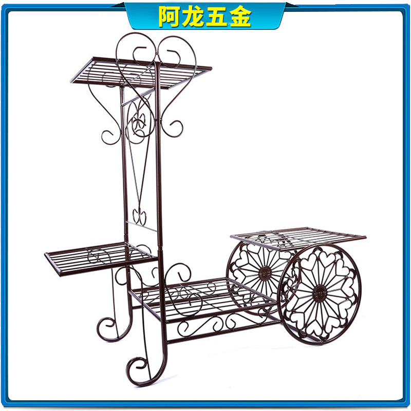 厂家供应 铁艺花架创意花架创意 欧式复古铁艺支架 铁艺置物架