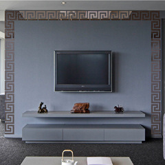 3D acrylic three-dimensional wall stickers waistline skirting ceiling ceiling decoration TV background bedroom living room wall decoration