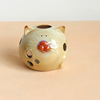 Wholesale ceramics hollow candlestick craft kiln transformed glaze home candlestick decoration 5837 small