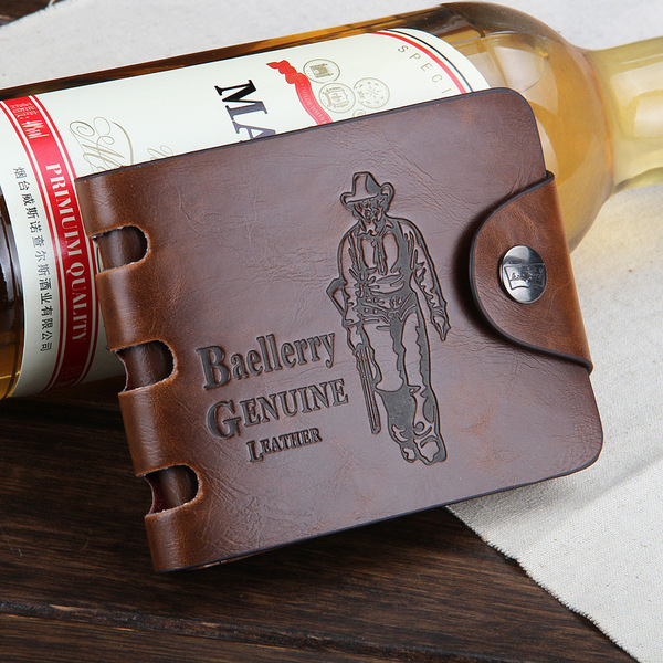 casual retro short wallet