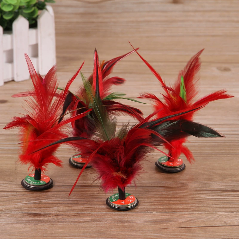 Оптовая продажа хороший петух перо Волан дети ученики начальной школы игра развлечения развитие интеллекта куриное перо Волан