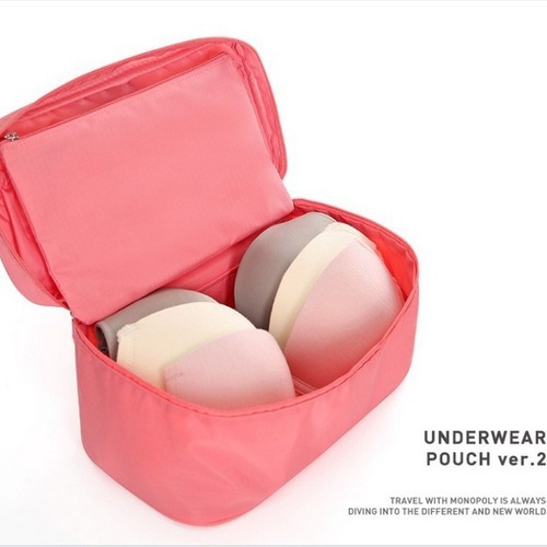 Korean second-generation travel bra bag, portable classification storage bag, multi-functional underwear storage bag