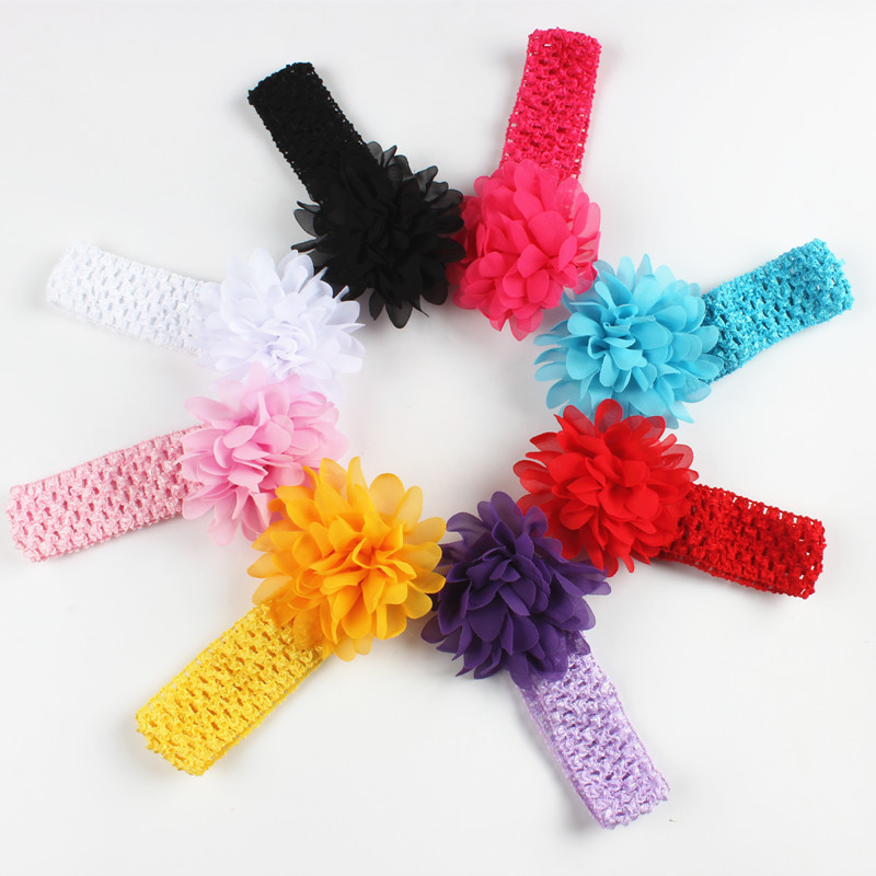 children's shiffon elastic headband