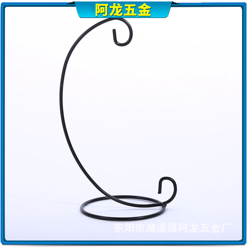 创意铁艺工艺品摆件 微景观植物生态瓶用挂钩 客厅小挂篮铁艺花架