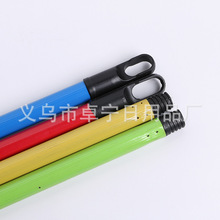 厂家直销优质彩色铁质拖把杆金属扫把杆彩色120CM铁杆喷塑配套