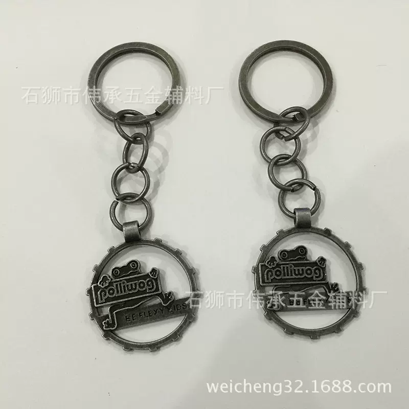 金属钥匙圈 锌合金钥匙扣 广告锁匙促销礼品钥匙链LOGO厂家