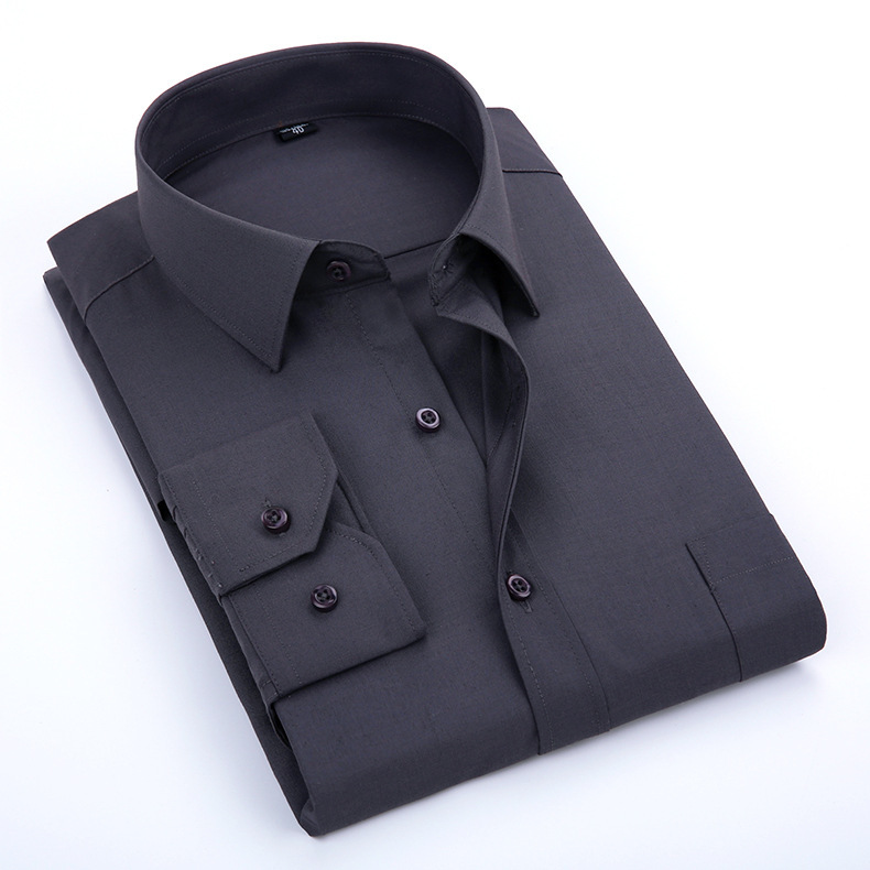 Promotional Spring and Autumn Men's Shirts White Long-Sleeved Shirts Workwear Fashion Business Professional Formal Wear Korean Style Shirts Wholesale Promotional Spring and Autumn Men's Shirts White Long-Sleeved Shirts Workwear Fashion Business Professional Formal Wear Korean Style Shirts Wholesale