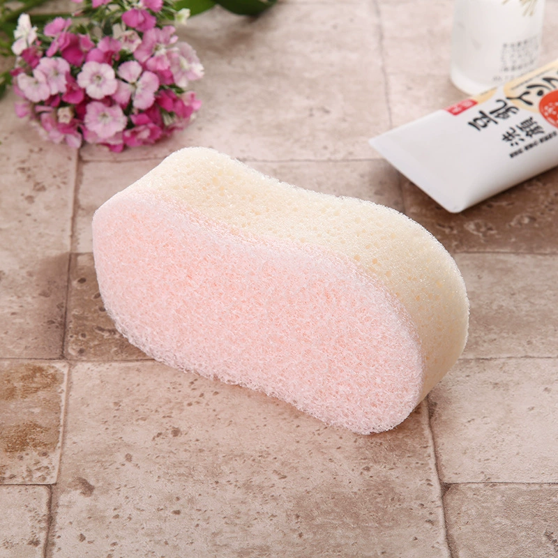 Japanese import double-sided bath sponge for bathing