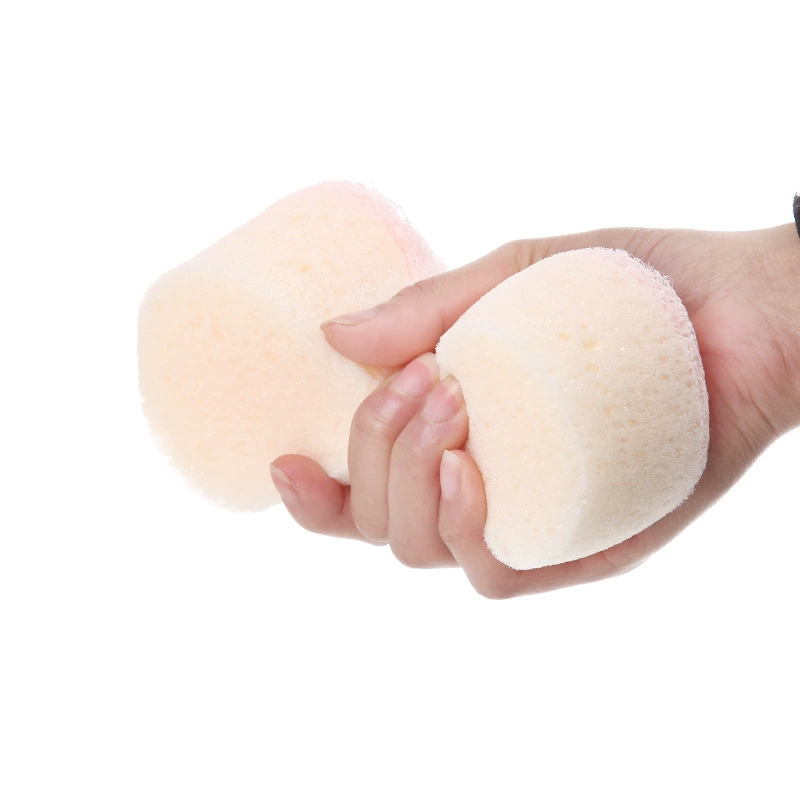 Japanese import double-sided bath sponge for bathing