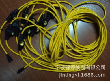 锦婷线缆E27大欧规灯串线灯头欧式户外工程照明用纯铜灯头电源线