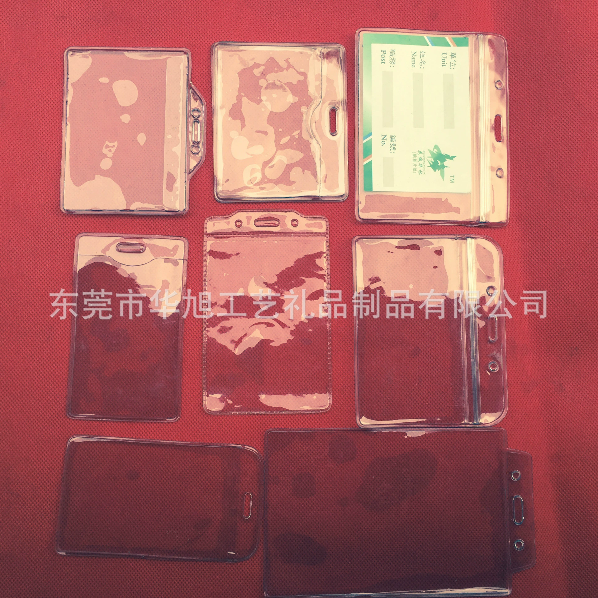 Card holder PVC from soft rubber, matte rubber sleeve
