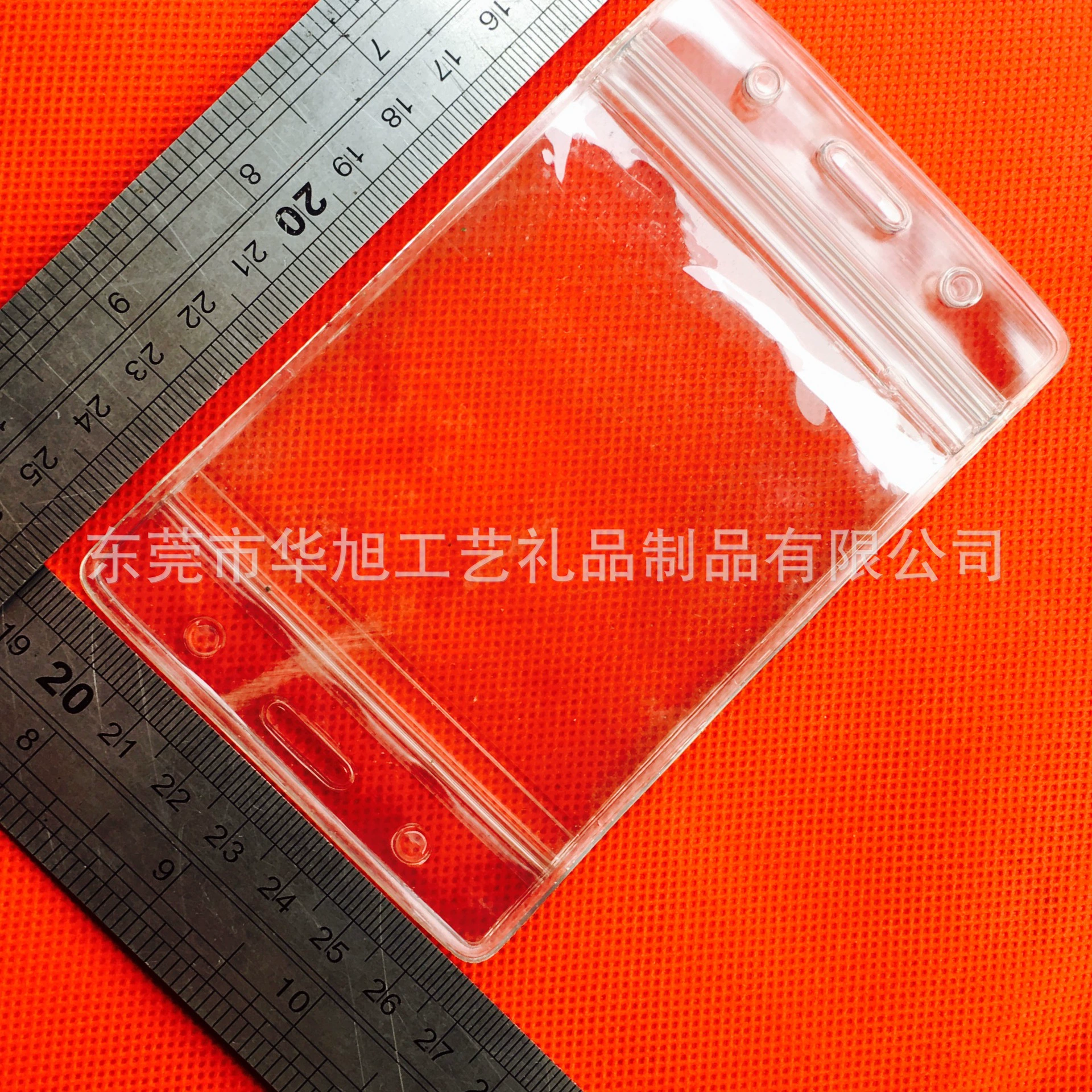 Card holder PVC from soft rubber, matte rubber sleeve