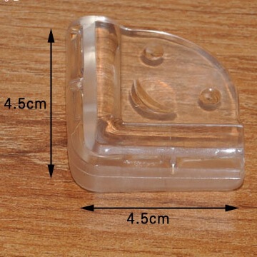Dudu Bear Baby Table Corner Protection Thickened Glass PVC Corner Protector Smiling Transparent Children's Safety Anti-Collision Corner