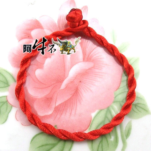 Red rope bracelet