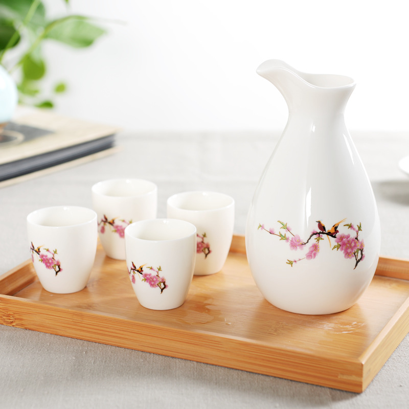 Ceramic wine set, 4 volume