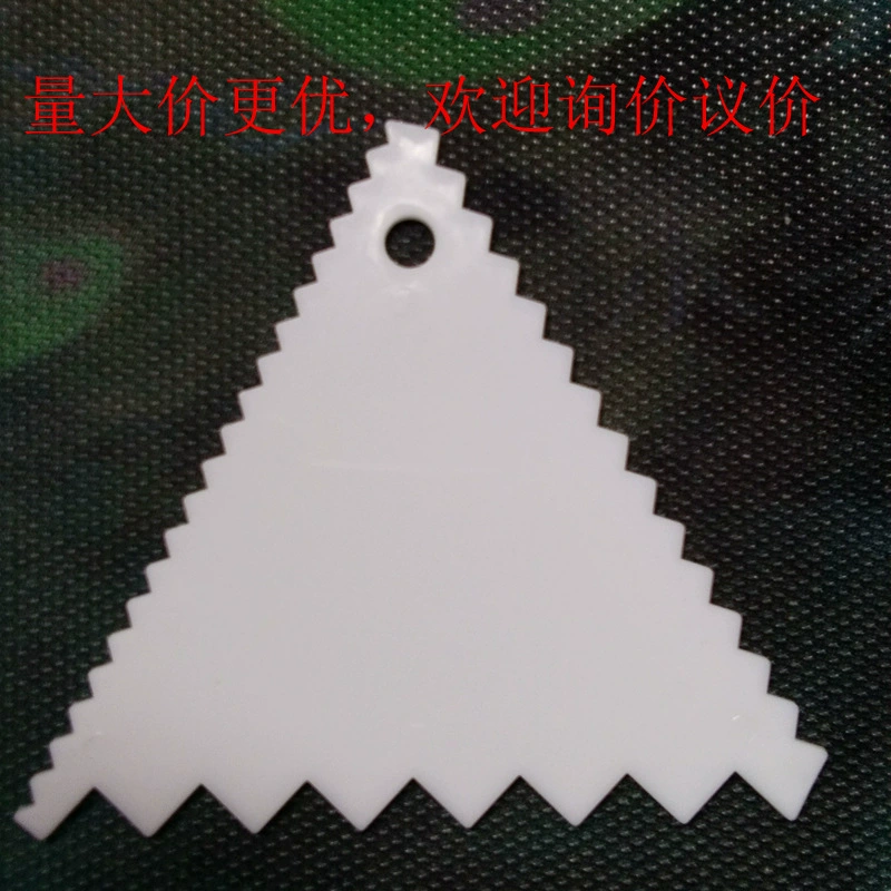 Пластиковый треугольный скребок для торта, скребок для крема, пищевой скребок для выпечки