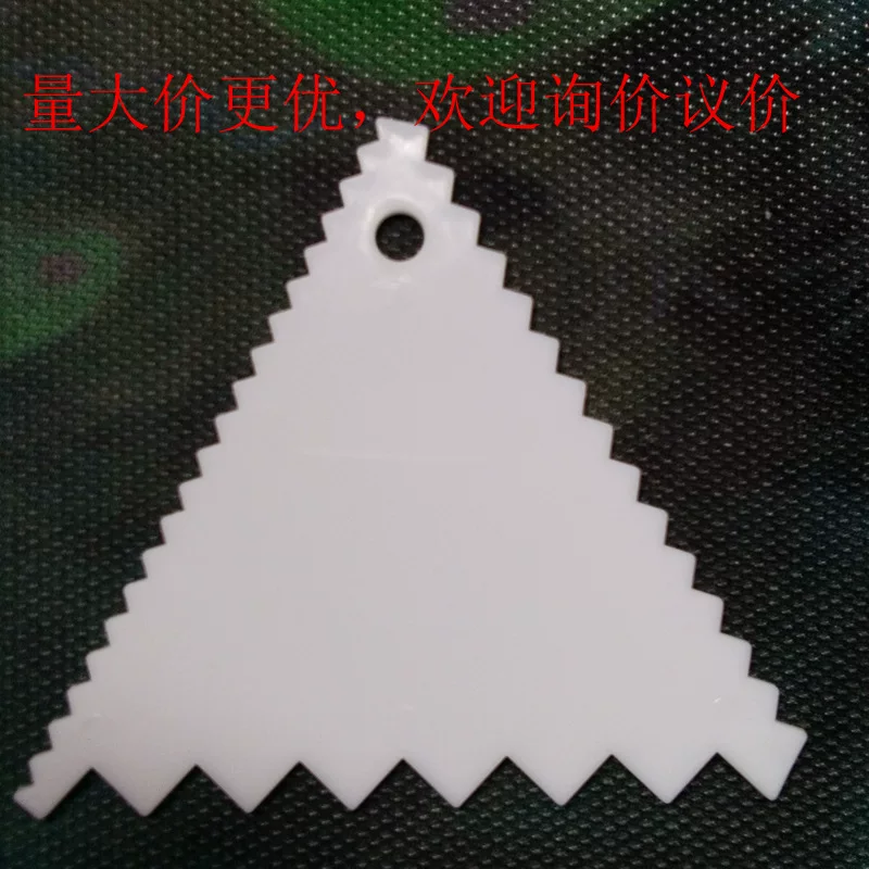 Plastic triangle scraper cake scraper cream scraper food grade material baking scraper