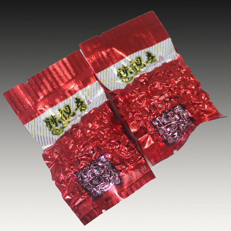 工厂彩印logo铁观音茶叶小泡袋中封风琴铝箔袋花茶袋可定可做印刷