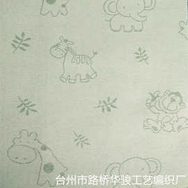 厂家直销 动物园卡通儿童凉席 推车藤席面料草席半成品批发