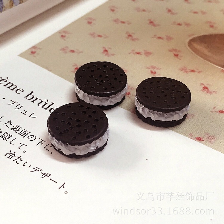 Resin mini sandwich Ollie accessories resin jewelry DIY cream glue drop phone shell beauty accessories-G1
