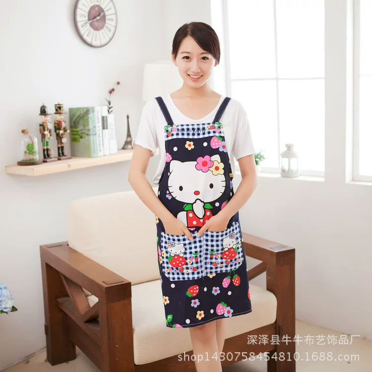 Apron, Korean suspenders sleevless, increased thickness, wholesale