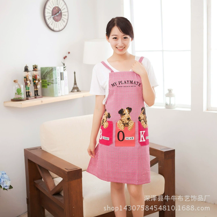 Apron, Korean suspenders sleevless, increased thickness, wholesale