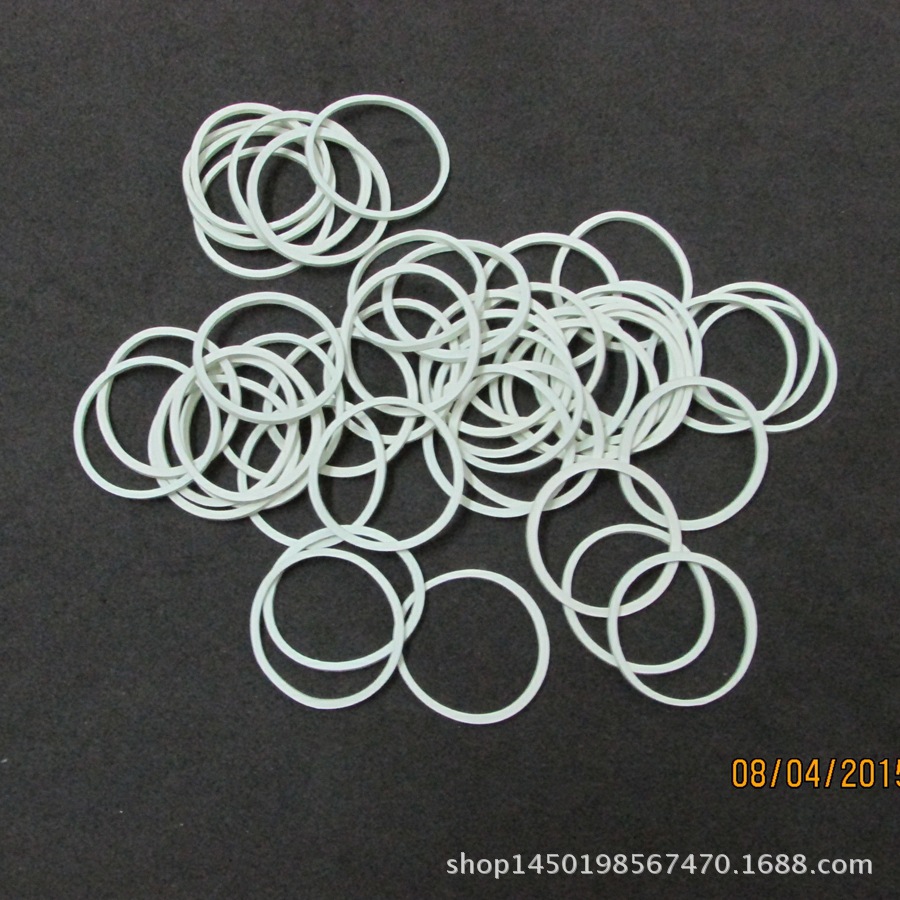 白色耐用抗老化高弹力橡皮筋 白色橡皮筋 橡胶圈  环保弹性好