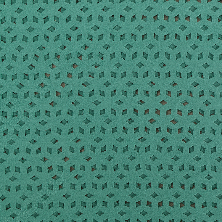 厂家直销 针织麂皮绒冲孔布 YH0139 服装家纺箱包鞋料面料批发