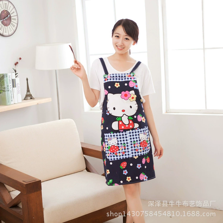 Apron, Korean suspenders sleevless, increased thickness, wholesale