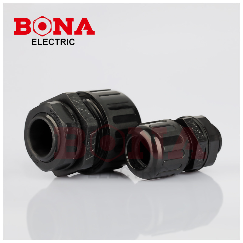 软管接头 波纹管接头 M16尼龙 AD13波纹管AD13防水浪管固定头