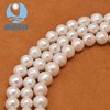 White organic beads from pearl handmade, 9-10mm, wholesale