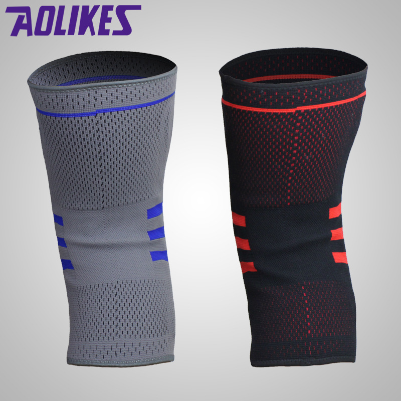 Silicona rótula montañismo correr al aire libre transpirable baloncesto bádminton rótula deportes silicona equipo de protección en stock