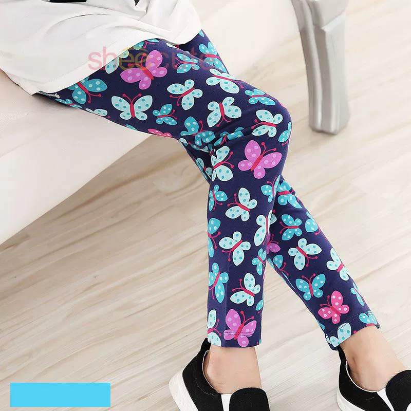 Autumn leggings trousers, Korean style, teenagers, printed patterns, multiple heights