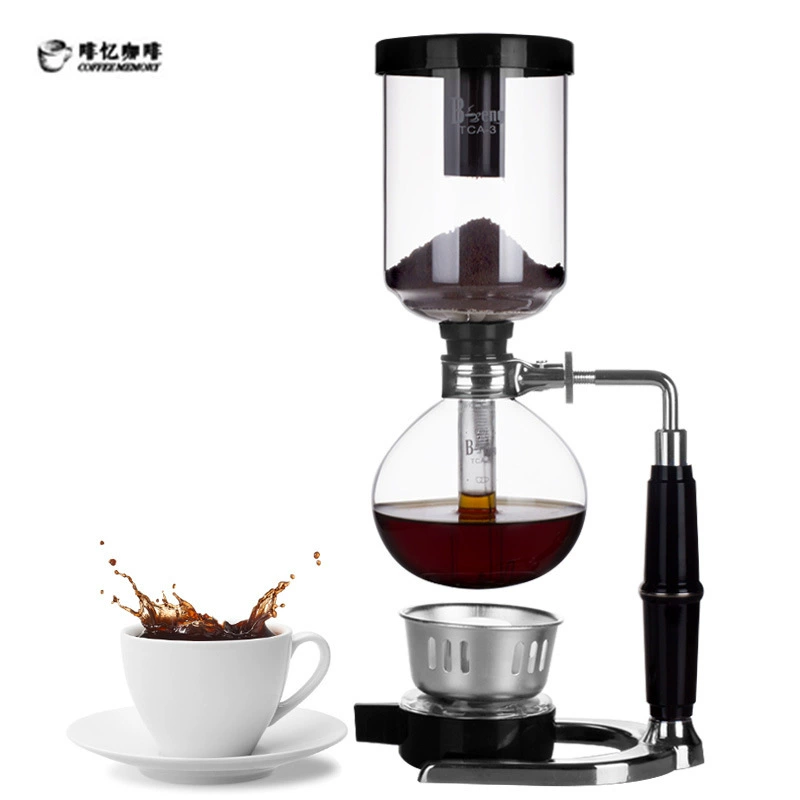 Classic glass coffee pot, handle