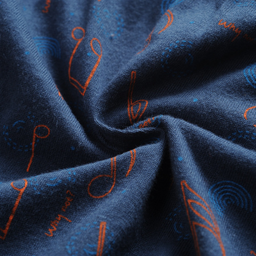 Men's flat-bottom briefs cotton Men's printed breathable comfortable four-pocket briefs Men's cotton briefs wholesale