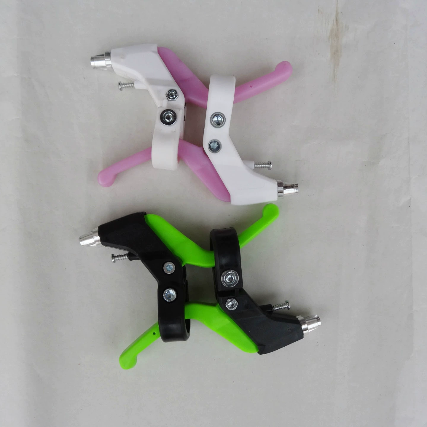 Children's bike brake lever, universal folding bicycle handle, colored plastic options