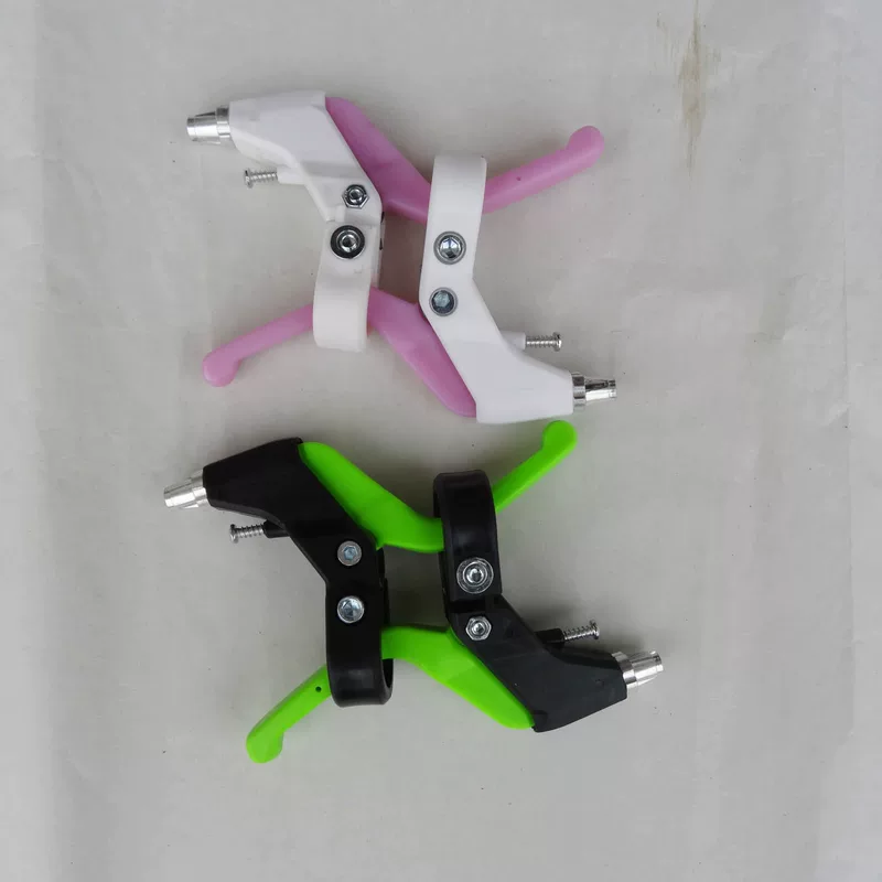 Children's bike brake lever, universal folding bicycle handle, colored plastic options