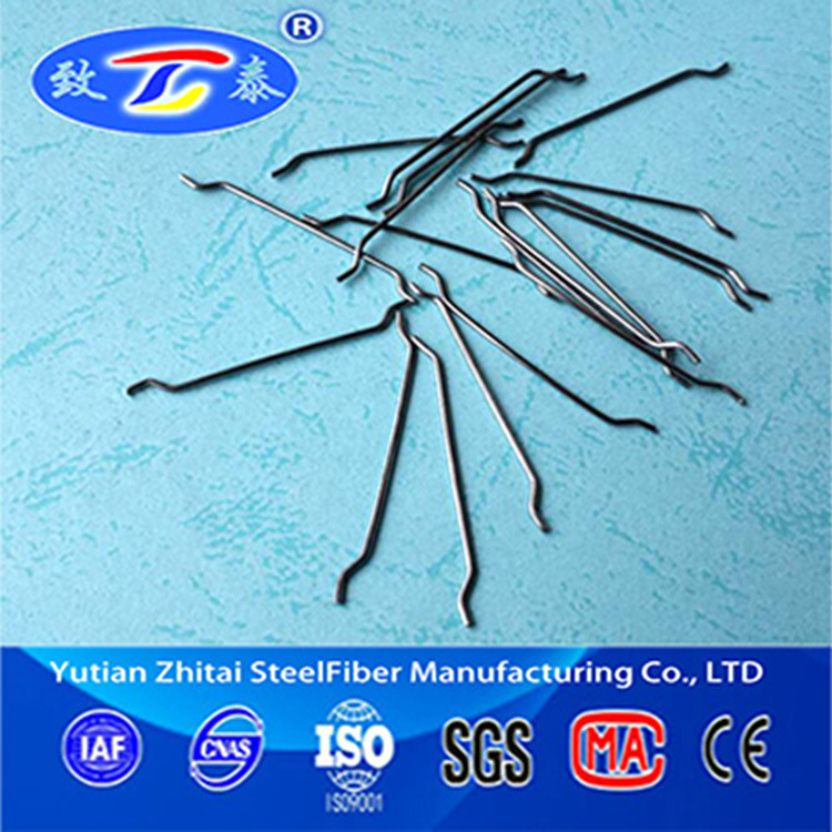 端钩型钢纤维 人防工程用端钩型钢纤维钢纤维批发